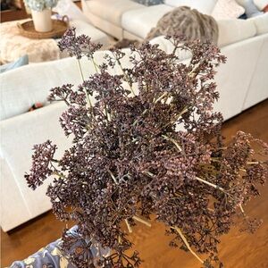 Elegant Purple Dried Floral Arrangement
